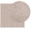 vidaXL Tappeto Shaggy PAMPLONA a Pelo Lungo Moderno Beige 160x160 cm