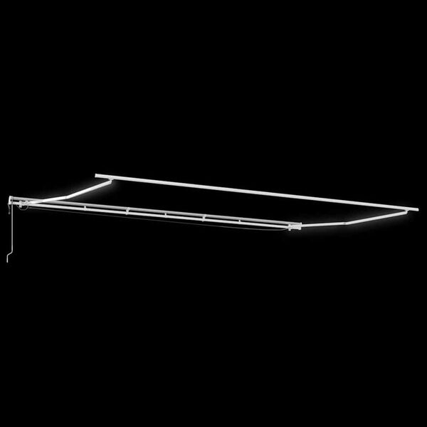 vidaXL Tenda Retrattile Arancione e Marrone 600 &times; 350 cm