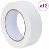 vidaXL Nastri Adesivi per Pittori 12 pcs Bianco 38mm x 50m Carta