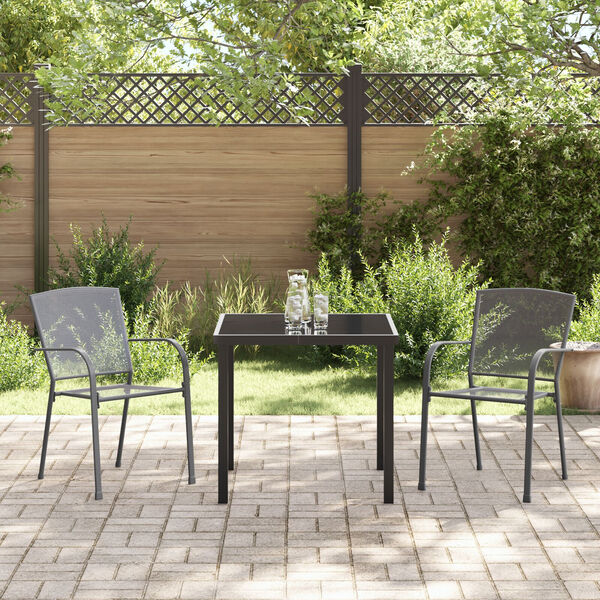 vidaXL Set da Pranzo per Giardino 7 pcs Antracite
