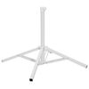vidaXL Supporto Parasol Bianco Acciaio per 25-32 mm Palo
