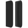 vidaXL Testiera ad Orecchio Nera 83x16x78/88 cm in Similpelle