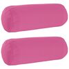 vidaXL Federa 2 pz HEERLEN Rosa &Oslash; 15 x 40 cm Poliestere