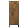 vidaXL Credenza Rovere Fumo 69,5x32,5x90 cm in Legno Multistrato