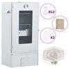 vidaXL Forno Affumicatore BBQ Generatore Fumo Freddo Acciaio Zincato