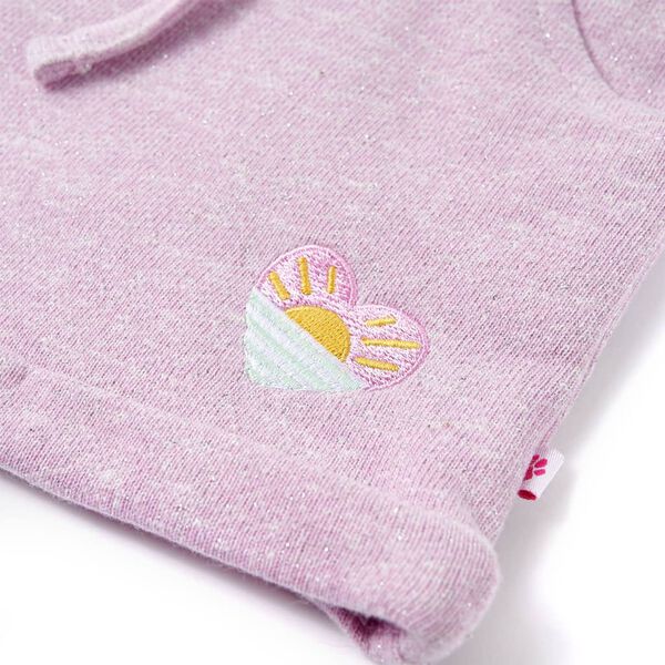 Pantaloncini per Bambini con Coulisse Lilla Misto 140