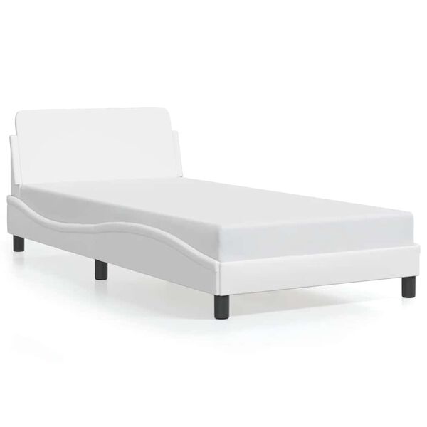 vidaXL Giroletto Dover Bianco 100x203 cm in Similpelle