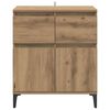 vidaXL Credenza con cassetto Rovere artigianale 60 x 35 x 70 cm
