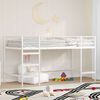 vidaXL Struttura del letto loft per bambini Bianco 100 x 200 cm