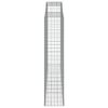 vidaXL Cesti Gabbioni ad Arco 11 pz 300x50x220/240 cm Ferro Zincato