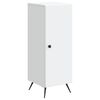 vidaXL Credenza Bianco 33 x 34,5 x 90 cm Legno ingegnerizzato
