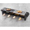 Bestron Piastra per Raclette ARG200BW 650W Nera in Legno