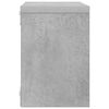 vidaXL Mensole Parete a Cubo 4 pz Grigio Cemento 22x15x22 cm