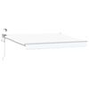 vidaXL Tettuccio Elettrico Retrattile Bianco 3,5 x 2 m