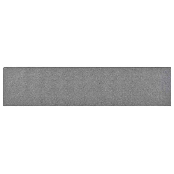 vidaXL Tappeto Corsia Grigio Scuro 50x250 cm