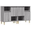 vidaXL Credenze 2pz Grigio Sonoma 60x35x70 cm in Legno Multistrato
