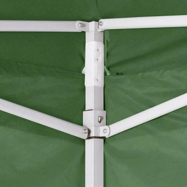 vidaXL Tenda Pieghevole Verde 3 x 3 m con 4 Pareti