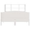 vidaXL Letto Libreria senza Materasso Bianco 140x200 cm Legno di Pino