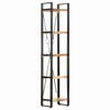 vidaXL Libreria a 5 Ripiani 40x30x180 cm in Legno Massello di Mango