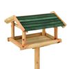 vidaXL Mangiatoia Uccelli con Supporto 37x28x100 cm in Legno Abete