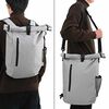 vidaXL Borsa per biciclette Grigio 31 x 13 x 58 cm Poliestere