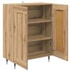 vidaXL Credenza Rovere artigianale 69,5 x 34 x 90 cm Legno multistrato