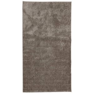 vidaXL Tappeto a Pelo Lucido Lungo ISTAN Effetto Grigio 80x150 cm