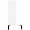 vidaXL Credenza Bianco Lucido 60x35x70 cm in Legno Multistrato