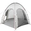 vidaXL Tenda da Piscina con tetto Grigio 366 x 305 x 231 cm