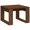 vidaXL Tavolino da Salotto Rovere Marrone 50x50x35cm Legno Multistrato