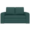 vidaXL Divano letto Verde scuro 148 x 71 x 83 cm Tessuto