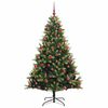 vidaXL Albero di Natale Artificiale a Cerniera con 300 LED 180 cm