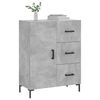 vidaXL Credenza Grigio Cemento 69,5x34x90 cm in Legno Multistrato