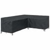 vidaXL Copertura per mobili 250 x 180 x 80 cm Tessuto Oxford 420D Nero