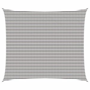 vidaXL Telo Ombra 6 x 7 m HDPE Rettangolare Grigio chiaro e bianco