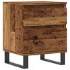 vidaXL Comodino Legno Antico 40x35x50 cm in Legno Multistrato