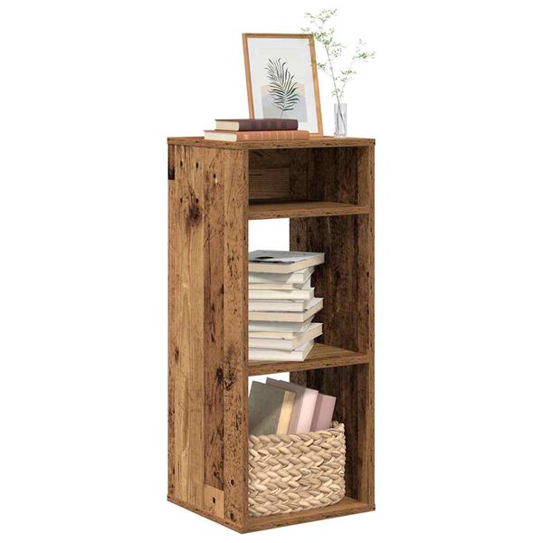 vidaXL Libreria Legno Antico 34x31x80 cm in Legno Multistrato