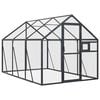vidaXL Voliera Antracite 1,79x3x1,85 m in Alluminio