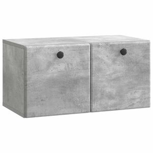 vidaXL Mobile Porta TV da Muro Grigio Cemento 59,5 x 31 x 30 cm