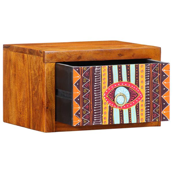 vidaXL Armadio da Notte con cassetto Marrone 35 x 30 x 22 cm