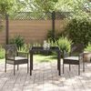 vidaXL Set da Pranzo per Giardino 3 pcs Marrone polyrattan
