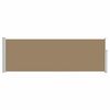 vidaXL Tenda laterale retrattile Tortora 500 x 100 cm Poliestere