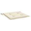 vidaXL Cuscini per Sedia 6 pz Crema 50x50x2 cm in Tessuto Oxford