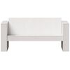 vidaXL Divano Giardino 2 Posti Bianco 134x60x62 cm Legno Massello Pino