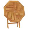 vidaXL Tavolo da Giardino Pieghevole 85x85x76cm Legno Massello di Teak