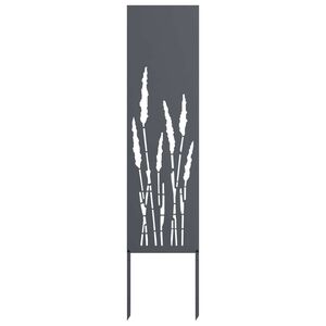 vidaXL Schermo per privacy in giardino Traforo Antracite 32 x 140 cm