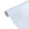 vidaXL Pellicola Statica Smerigliata Bianco 45x1000 cm PVC