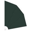 vidaXL Schermo di Privacy per Balcone Verde scuro 210 x 210 cm Tessuto
