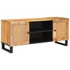 vidaXL Mobile TV Marrone 105 x 33 x 46 cm Legno di mango massello