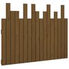 vidaXL Testiera da Parete Ambra 108x3x80 cm in Legno Massello di Pino
